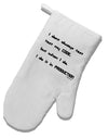 I Don't Always Test My Code Funny Quote White Printed Fabric Oven Mitt by TooLoud-Oven Mitt-TooLoud-White-Davson Sales