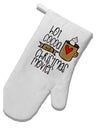 TooLoud Hot Cocoa and Christmas Movies White Printed Fabric Oven Mitt-OvenMitts-TooLoud-Davson Sales