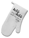 Love Isn't Love Until You Give It Away White Printed Fabric Oven Mitt-Oven Mitt-TooLoud-White-Davson Sales