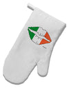 Irish Flag Kiss White Printed Fabric Oven Mitt by TooLoud-Oven Mitt-TooLoud-White-Davson Sales