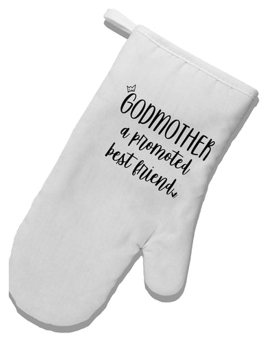 TooLoud Godmother White Printed Fabric Oven Mitt-OvenMitts-TooLoud-Davson Sales