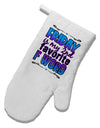 Friday - 2nd Favorite F Word White Printed Fabric Oven Mitt-Oven Mitt-TooLoud-White-Davson Sales