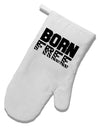 Born Free White Printed Fabric Oven Mitt by TooLoud-Oven Mitt-TooLoud-White-Davson Sales