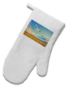 Garden of the Gods Watercolor White Printed Fabric Oven Mitt-Oven Mitt-TooLoud-White-Davson Sales