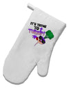 It's Thyme To Turnip White Printed Fabric Oven Mitt-Oven Mitt-TooLoud-White-Davson Sales