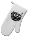TooLoud Pho Sho White Printed Fabric Oven Mitt-OvenMitts-TooLoud-Davson Sales
