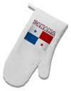 Panama Flag White Printed Fabric Oven Mitt-Oven Mitt-TooLoud-White-Davson Sales