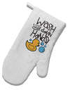 TooLoud Wash your Damn Hands White Printed Fabric Oven Mitt-OvenMitts-TooLoud-Davson Sales