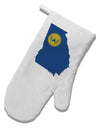 Atlanta Georgia Flag White Printed Fabric Oven Mitt-Oven Mitt-TooLoud-White-Davson Sales