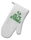 Are You Ready To Stumble Funny White Printed Fabric Oven Mitt by TooLoud-Oven Mitt-TooLoud-White-Davson Sales
