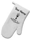 Personalized Cabin 3 Poseidon White Printed Fabric Oven Mitt-Oven Mitt-TooLoud-White-Davson Sales