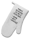 Three Reasons to Be a Teacher - June July August White Printed Fabric Oven Mitt-Oven Mitt-TooLoud-White-Davson Sales