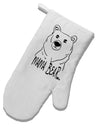 TooLoud Mama Bear White Printed Fabric Oven Mitt-OvenMitts-TooLoud-Davson Sales