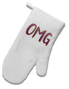 OMG White Printed Fabric Oven Mitt by TooLoud-Oven Mitt-TooLoud-White-Davson Sales