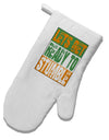 Lets Get Ready To Stumble White Printed Fabric Oven Mitt by TooLoud-Oven Mitt-TooLoud-White-Davson Sales