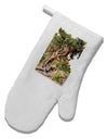 Bristlecone Pines White Printed Fabric Oven Mitt-Oven Mitt-TooLoud-White-Davson Sales