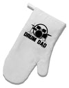 Drum Dad White Printed Fabric Oven Mitt by TooLoud-Oven Mitt-TooLoud-White-Davson Sales