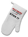 Male Nurses - Stick It White Printed Fabric Oven Mitt-Oven Mitt-TooLoud-White-Davson Sales