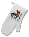 Sagittarius Color Illustration White Printed Fabric Oven Mitt-Oven Mitt-TooLoud-White-Davson Sales