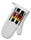 The Nutcracker and Nutbrotha White Printed Fabric Oven Mitt by TooLoud-TooLoud-White-Davson Sales