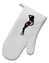 Canadian Flag Bikini Shadow White Printed Fabric Oven Mitt by TooLoud-Oven Mitt-TooLoud-White-Davson Sales