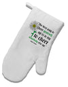 Cheer Yourself Up Mark Twain White Printed Fabric Oven Mitt-Oven Mitt-TooLoud-White-Davson Sales