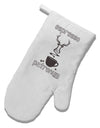 Espresso Patronum White Printed Fabric Oven Mitt-Oven Mitt-TooLoud-White-Davson Sales