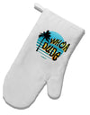 Whoa Dude White Printed Fabric Oven Mitt by TooLoud-Oven Mitt-TooLoud-White-Davson Sales