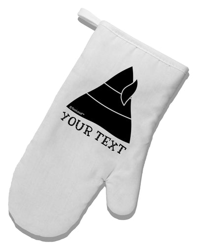 Personalized Matching Elf Family Design - Your Text White Printed Fabric Oven Mitt-Oven Mitt-TooLoud-White-Davson Sales