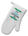 Her Christmas Joy Matching His & Hers White Printed Fabric Oven Mitt-Oven Mitt-TooLoud-White-Davson Sales