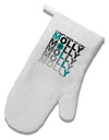 Find Molly Blue White Printed Fabric Oven Mitt-Oven Mitt-TooLoud-White-Davson Sales