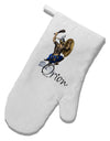 Orion Color Illustration White Printed Fabric Oven Mitt-Oven Mitt-TooLoud-White-Davson Sales