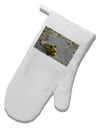 Bullfrog In Water White Printed Fabric Oven Mitt by TooLoud-Oven Mitt-TooLoud-White-Davson Sales