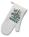 TooLoud Im Old Not Obsolete White Printed Fabric Oven Mitt-OvenMitts-TooLoud-Davson Sales