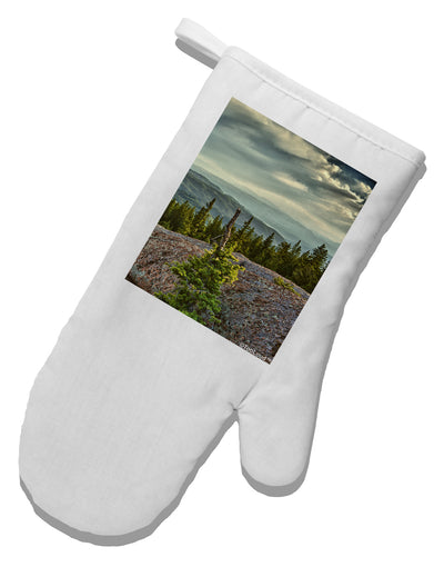 Nature Photography - Pine Kingdom White Printed Fabric Oven Mitt by TooLoud-TooLoud-White-Davson Sales