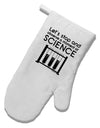 Moment of Science White Printed Fabric Oven Mitt by TooLoud-Oven Mitt-TooLoud-White-Davson Sales