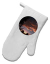 Forest Sunset White Printed Fabric Oven Mitt by TooLoud-Oven Mitt-TooLoud-White-Davson Sales