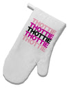 THOTTIE White Printed Fabric Oven Mitt-Oven Mitt-TooLoud-White-Davson Sales