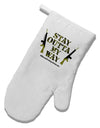 Black Friday Vet - Outta My Way White Printed Fabric Oven Mitt-Oven Mitt-TooLoud-White-Davson Sales