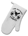 Cabin 13 HadesHalf Blood White Printed Fabric Oven Mitt-Oven Mitt-TooLoud-White-Davson Sales