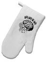 TooLoud Gray Gray Go Away White Printed Fabric Oven Mitt-OvenMitts-TooLoud-Davson Sales