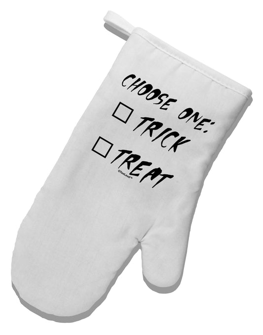 Choose One Unchecked White Printed Fabric Oven Mitt-Oven Mitt-TooLoud-White-Davson Sales