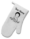 Personalized Cabin 8 Artemis White Printed Fabric Oven Mitt by TooLoud-Oven Mitt-TooLoud-White-Davson Sales