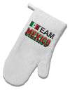 Sporty Team Mexico White Printed Fabric Oven Mitt-Oven Mitt-TooLoud-White-Davson Sales