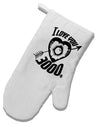 TooLoud I Love You 3000 White Printed Fabric Oven Mitt-OvenMitts-TooLoud-Davson Sales