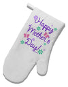 Happy Mother's Day Design White Printed Fabric Oven Mitt by TooLoud-Oven Mitt-TooLoud-White-Davson Sales