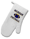 Michigan Football White Printed Fabric Oven Mitt by TooLoud-Oven Mitt-TooLoud-White-Davson Sales