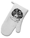 TooLoud The Future Is Female White Printed Fabric Oven Mitt-OvenMitts-TooLoud-Davson Sales