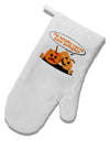 Carve your pumpkin White Printed Fabric Oven Mitt-Oven Mitt-TooLoud-White-Davson Sales