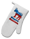 Democrat Party Animal White Printed Fabric Oven Mitt-Oven Mitt-TooLoud-White-Davson Sales